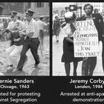 image for Bernie Sanders 1963 &amp; Jeremy Corbyn 1984