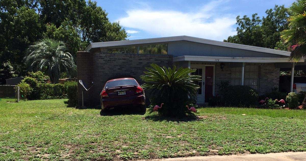 image for Woman driving while praying with eyes closed crashes into house