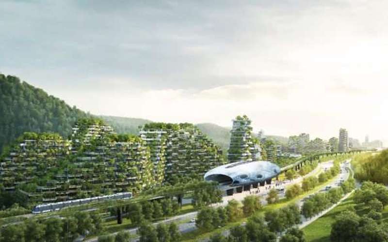 image for China breaks ground on first “Forest City” that fights air pollution