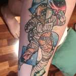 image for My latest piece: Austronaut / deep sea diver done by Janelle at Electroc tatto, Perth - Australia
