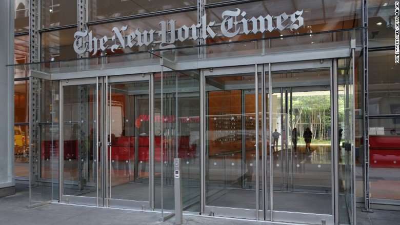 image for New York Times staffers stage walkout in support of copy editors