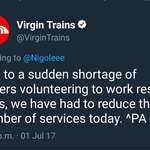 image for Don't have enough workers to run trains? Blame the workers for not working on their days off!