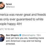 image for Ben Shapiro on the 4th of July...