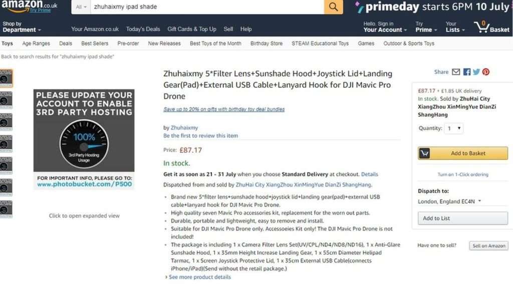 image for Amazon and eBay images broken by Photobucket's 'ransom demand'