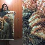 image for This cross stitch artwork took her 4 years