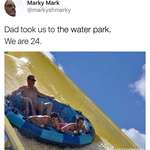 image for You're never too old to have fun at a water park!