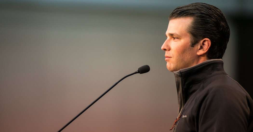 image for Trump Jr. Was Told in Email of Russian Effort to Aid Campaign