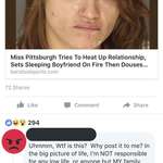 image for Crazy lady thinks article on Facebook was written for her
