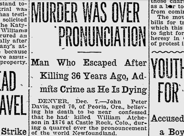 image for The strange tale of the man who was shot point-blank for mispronouncing 'Newfoundland' — in the Old West