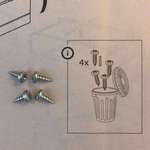 image for These IKEA instructions actually told me to throw away four screws at the end.
