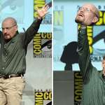 image for Bryan Cranston disguised as Walter White at Comic Con