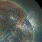 image for The Sun seen through UV lens