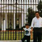 image for Pablo Escobar in front of the White House with his son
