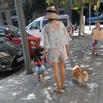 image for Today I saw a woman walking her child on a leash and her dog without a leash