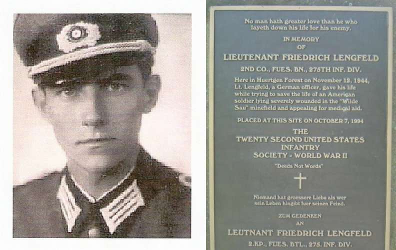 image for Hürtgen Forest: The heroic German officer killed in a minefield trying to save an American