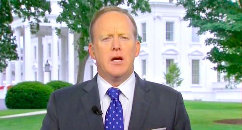 image for Sean Spicer admits to White House coordination with Fox News on DNC murder conspiracy reports