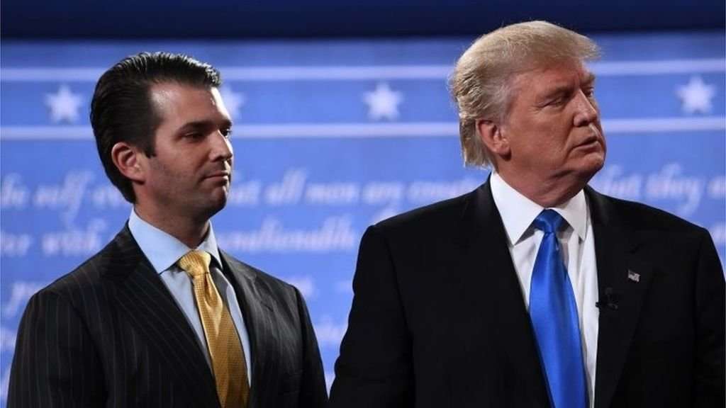 image for Trump 'weighed in' on son's statement about Russian meeting