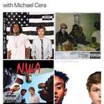 image for Rap albums, but with Michael Cera