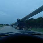 image for I passed a windmill blade on the intestate today.