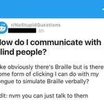 image for How to communicate with blind people