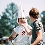 image for A friend of my father's, telling off a Klan member. Auburn AL, 1985