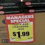 image for Tasty ass-crackers or Tasty-ass crackers