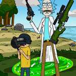 image for Aww jeez Rick, why did you bring us to a Universe full of killers competing for chicken?