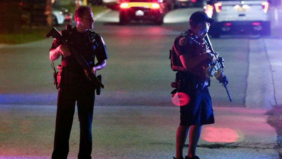 image for 6 police officers shot in 3 US cities Friday night; 2 dead