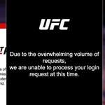 image for Glad I paid $99 for PPV on UFC.TV. They did not even prepare their servers for the volume.