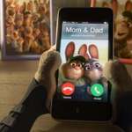 image for In "Zootopia", Judy's cell phone provider is PB&amp;J, and she gets a 'MuzzleTime' call from her parents