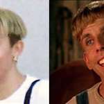 image for Miley going for that classic Simple Jack look
