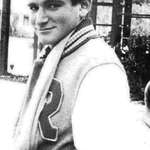 image for 18 year old Robin Williams photographed in his Senior year of High School, 1969