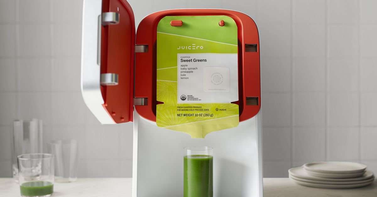 image for Juicero, maker of the doomed $400 internet-connected juicer, is shutting down