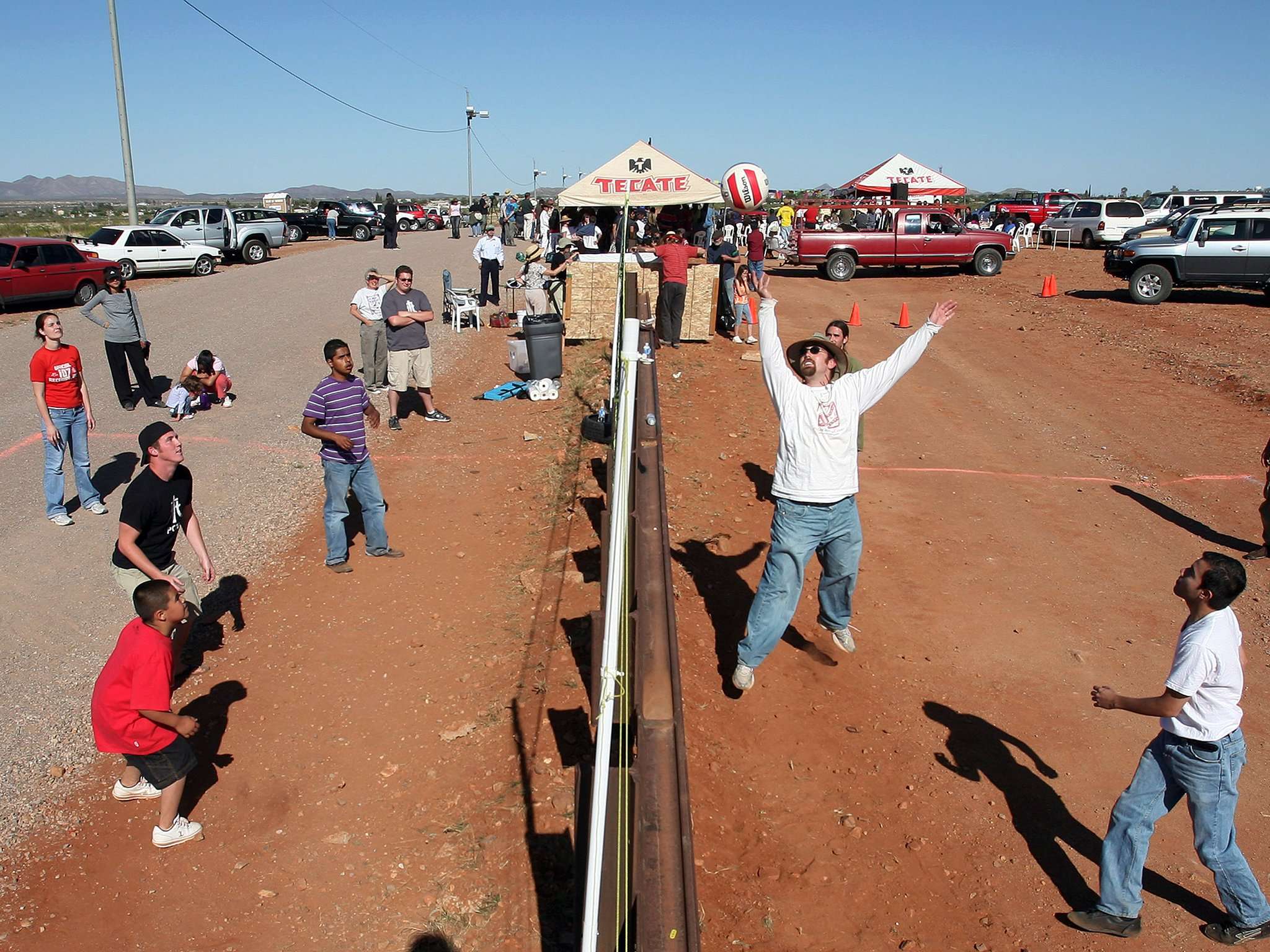 image for Wallyball: Every year the border between America and Mexico hosts the world's most subversive game of volleyball