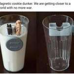 image for This magnetic cookie dunker