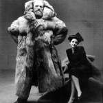 image for Portrait of arctic explorer Peter Freuchen and his wife, fashion illustrator Dagmar Cohn, 1947 [573 x 700]