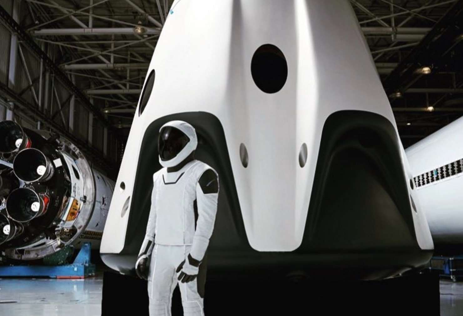 image for Elon Musk shares first full-body photo of SpaceX’s spacesuit