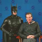 image for Today I got to meet Val Kilmer while wearing the same Batsuit he wore in Batman Forever.