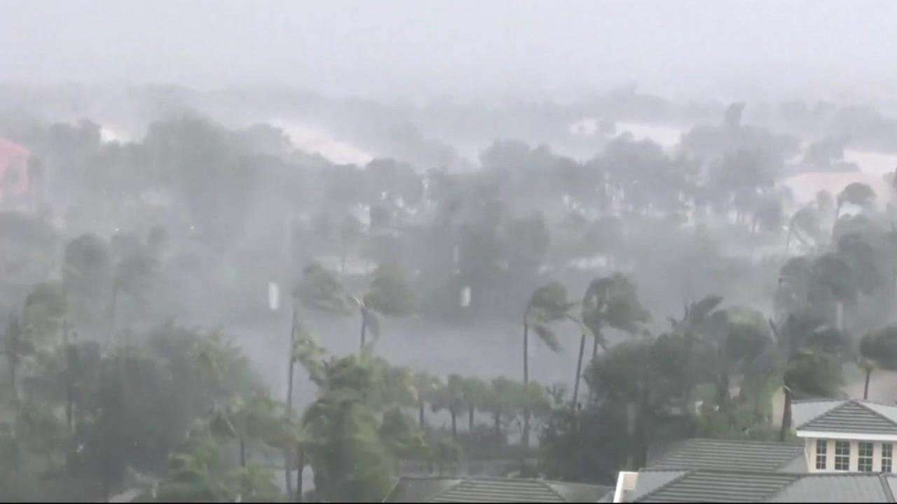 image for Hurricane Irma downgraded to Category 2 storm, as it approaches Naples