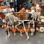 image for the hallpween display at Lowe's looks like someone told a killer joke.