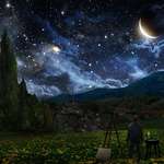 image for Starry Night as seen by Van Gogh, Alex Ruiz, Digital, 1600 x 1071