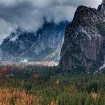 image for A Rainy Day in Late October - Yosemite Valley from Tunnel View [OC][6000x3500]