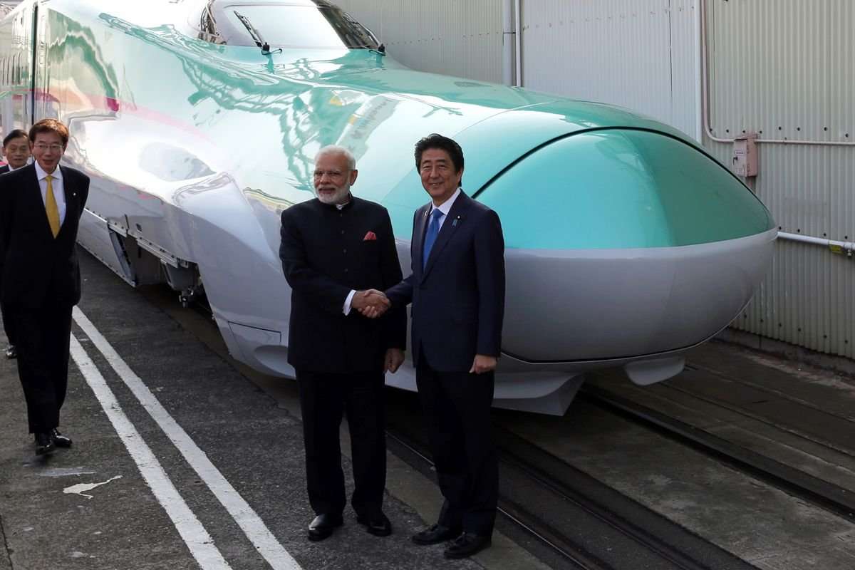image for Japan Is Selling Bullet Trains to India