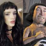 image for Bella Thorne rocking the timeless Lord Farquaad cut