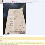 image for OP thinks a waitress asked for his number in the receipt, a user tells him what really happened