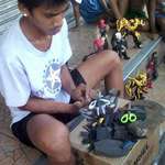 image for A Filipino man makes and sells these action figures made out of worn out flip flops
