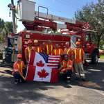 image for This wonderful team from Canada have been working non stop to help Florida restore power