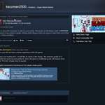 image for Game dev shuts down a negative review on Steam