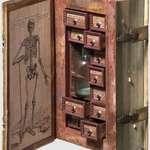 image for 17th century assassins poison cabinet disguised as a book