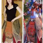 image for World of Warcraft cosplay before &amp; after